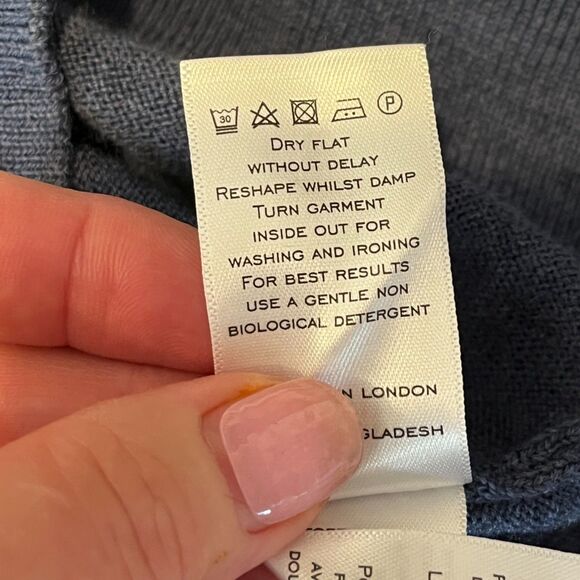 Charles Tyrwhitt Blue Men's Sweater - Picture 4 of 5